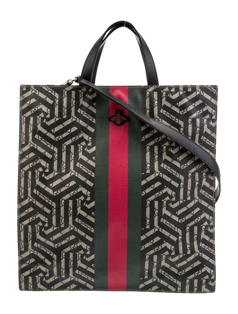 gucci caleido reversible tote|gucci tote with zipper.